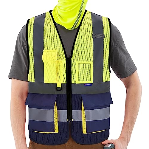Hi Vis Mesh Vest with Multi