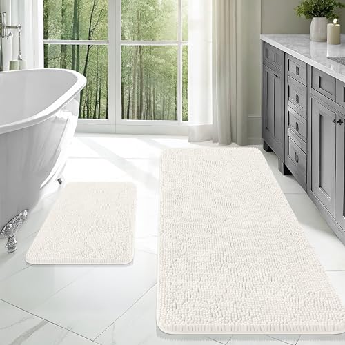 Chenille Bathroom Rugs Mats Sets 2 Piece (5 Count)