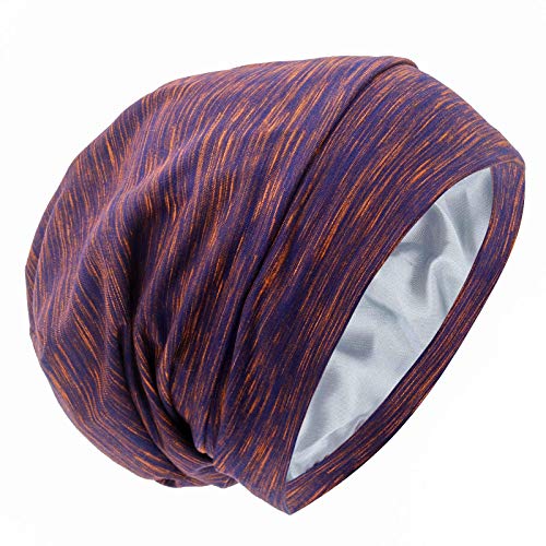 Silk Satin Lined Bonnet Sleep Cap