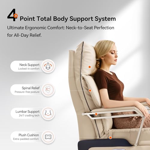 M80A Dual Motor Electric Executive Office Chair with Heat Massage Ventilation