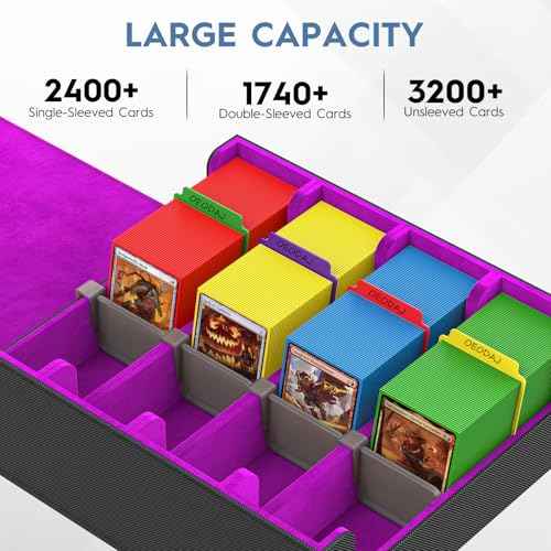 4 Row Trading Card Storage Box