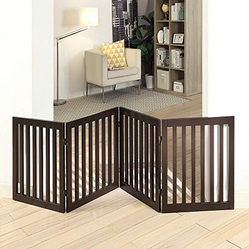 24”H Free Standing Pet Gate for Dog Cat