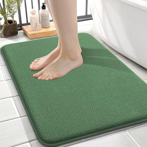 Memory Foam Small Bathroom Rugs 24x16