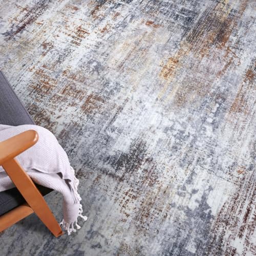 Abstract Runner Rug 2x10 Ft Washable Runners for Hallways - Bel Marant