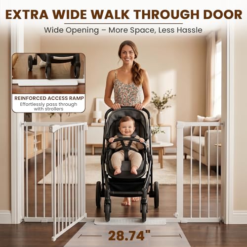 Extra Wide Large Baby Gate for Doorways
