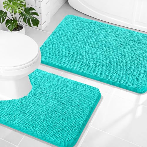 Chenille Bathroom Rugs Mats Sets 2 Piece