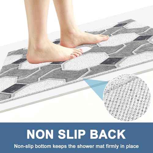 Square Shower Mat Non Slip