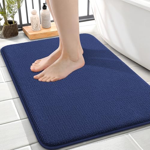 Thick Memory Foam Small Bathroom Rugs Mats 24x16