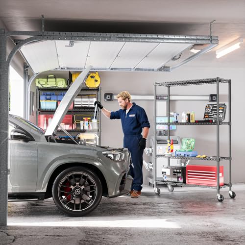 Wire Shelving Unit with Wheel