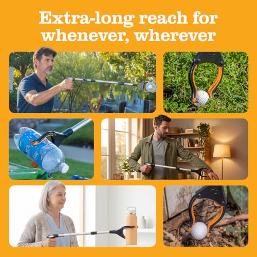 New 2026 EZPIK Pro 48" Foldable Grabber Reacher Tool for Seniors