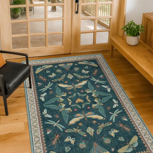 Teal 3x5 Entryway Rug (15 Sq Ft)