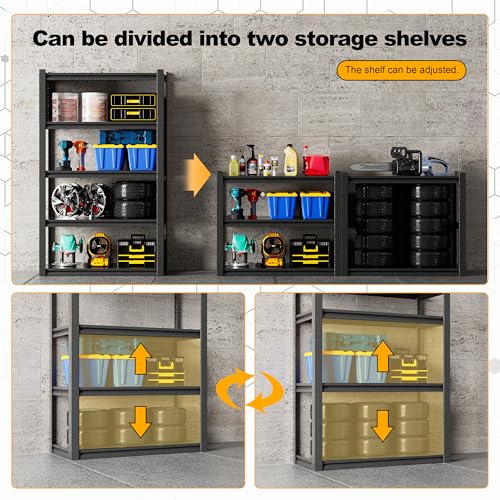 2 Sets Storage Shelves with Pegboard