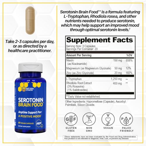 Serotonin Brain Food (60 Count)