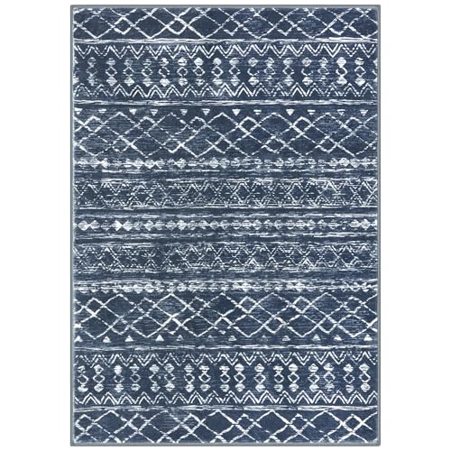Area Rug 5x7 Navy Blue