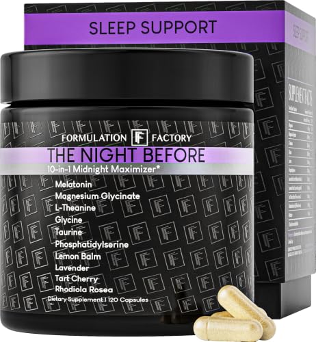The Night Before Magnesium Glycinate Sleep Aid (120 Count)
