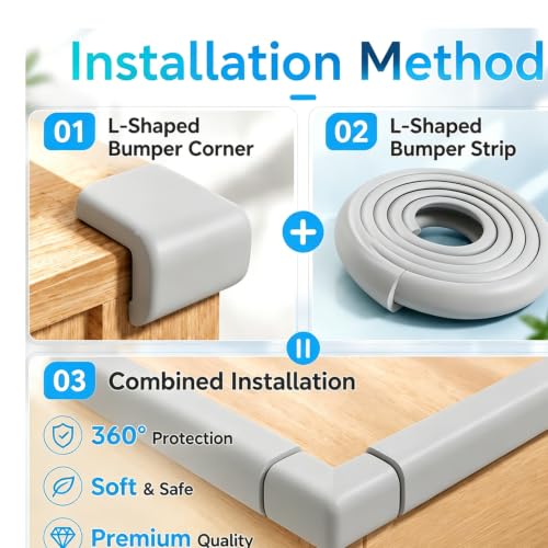 Foam Baby Edge Protector Strip Furniture Safety (26 Foot)