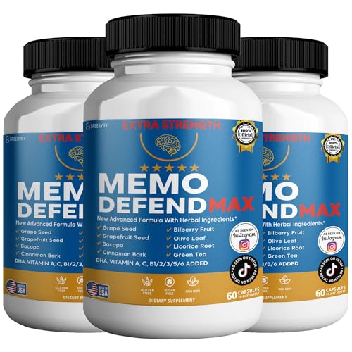 Memo Defend Max Memory Support Supplement (60 Count)