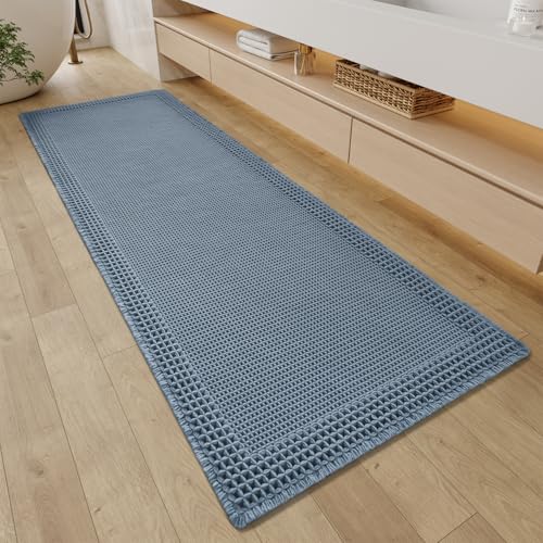 Waffle Bathroom Runner Rugs