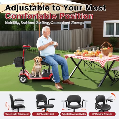 22mi Electric Mobility Scooter for Adults & Seniors