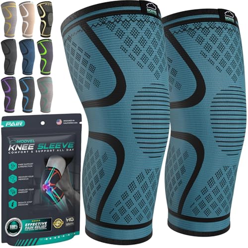 Compression Knee Brace for Women & Men (2 Count)