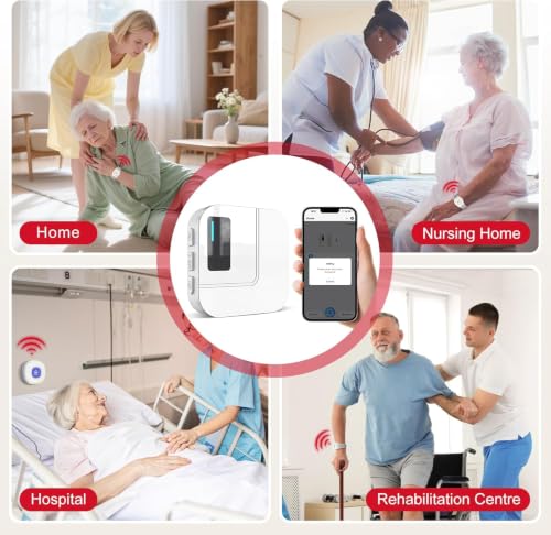 Wi Fi Wireless Caregiver Pager Call Button for Elderly at Home