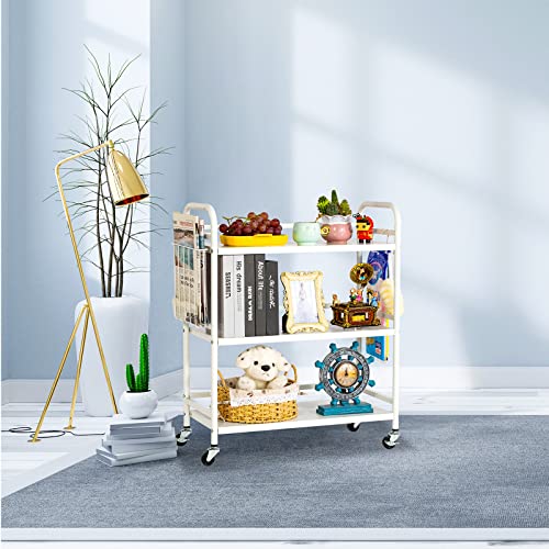 3 Tier Metal Rolling Utility Cart