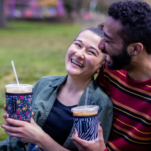 JavaSok Iced Coffee & Cold Soda Insulated Neoprene Cup Sleeve