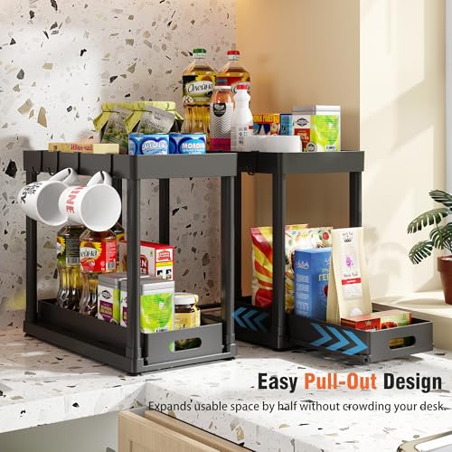 2 Pack Pull Out Storage Organizers (2 Count)