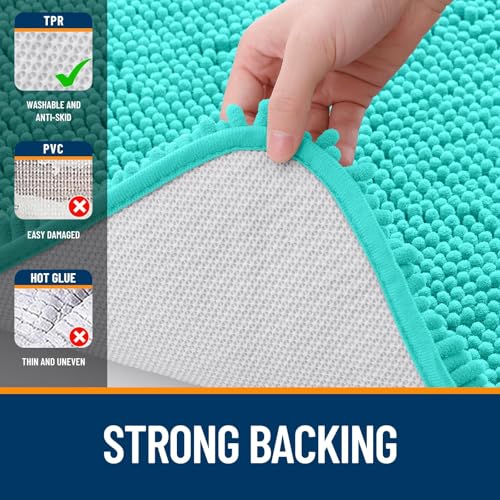 Chenille Bathroom Rugs Mats Sets 2 Piece
