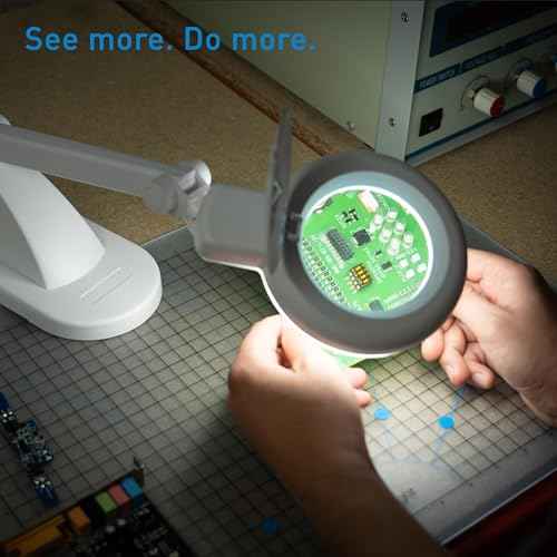 LED Magnifying Desk Lamp