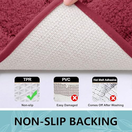 Microfiber Bathroom Rugs 24x16