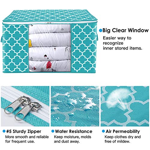 Storage Bags 100L 8 Pack Clothes Organization and Storage Containers (8 Count) - Bel Marant