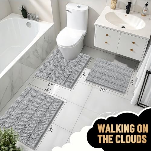 Thick Bathroom Rugs 36x24