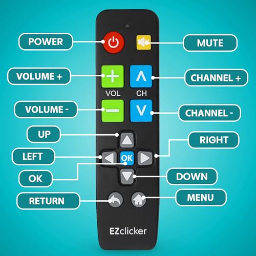 Big Button Universal TV Remote