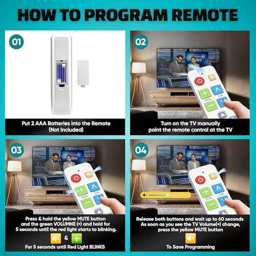 Big Button Universal TV Remote