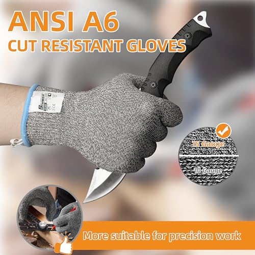 150 Pairs Core ANSI A6 Cut Resistant Gloves (150 Count)