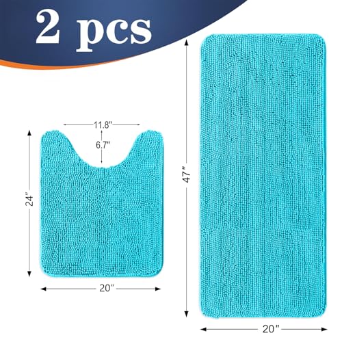 Chenille Bathroom Rugs Mats Sets 2 Piece