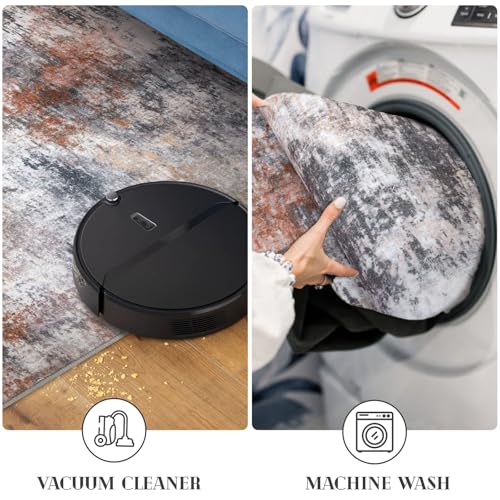 Modern Abstract Small Area Rug Indoor (15 Sq Ft)