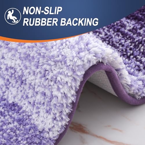 Micorfiber Bathroom Rug Set 2 Piece (4 Count)