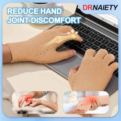 2 Pair Arthritis Compression Gloves for Hand Arthritis (2 Count)