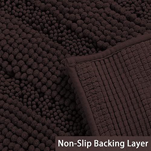2 Piece Bathroom Rug Set with U