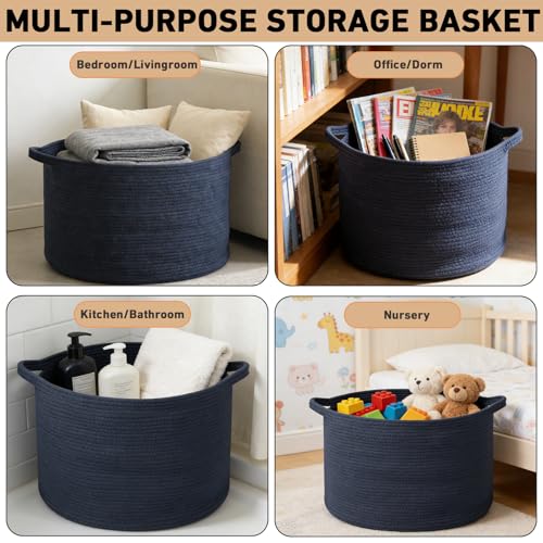 90L Extra Large Blanket Basket