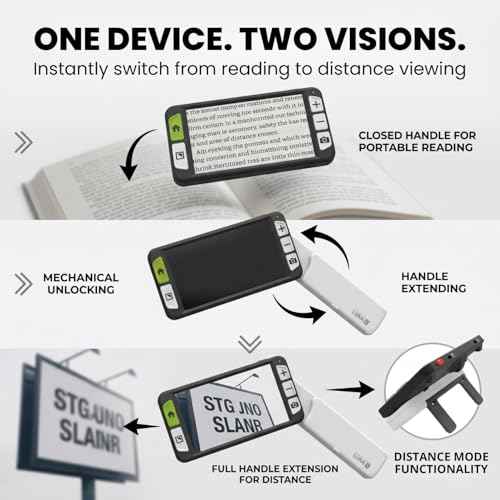Luna 6 Portable Video Magnifier for Low Vision