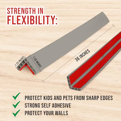 Wall Corner Guard Edge Protector (5 Count)