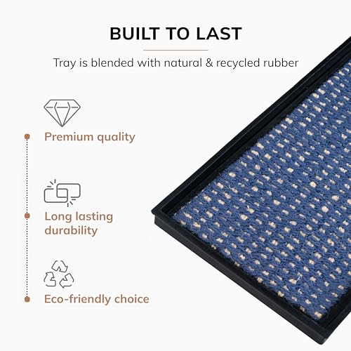 Heavy Duty Waterproof Rubber Shoe Storage Mat Organizer