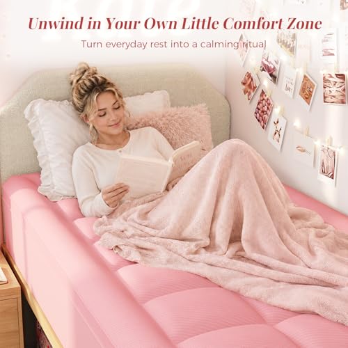 Twin XL College Dorm Essentials 3 Inch Memory Foam Mattress Topper