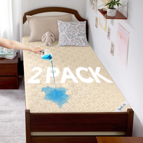 2 Pack Waterproof Mattress Protector Twin XL (2 Count)