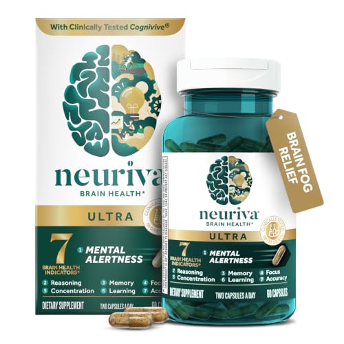 Ultra Brain Supplements for Memory and Focus (60 Count)