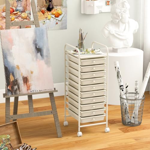 10 Drawer Storage Cart w