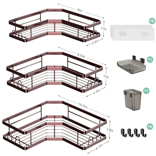 Corner Shower Caddy Organizer Shelf